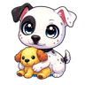 Chibi pup character reference
