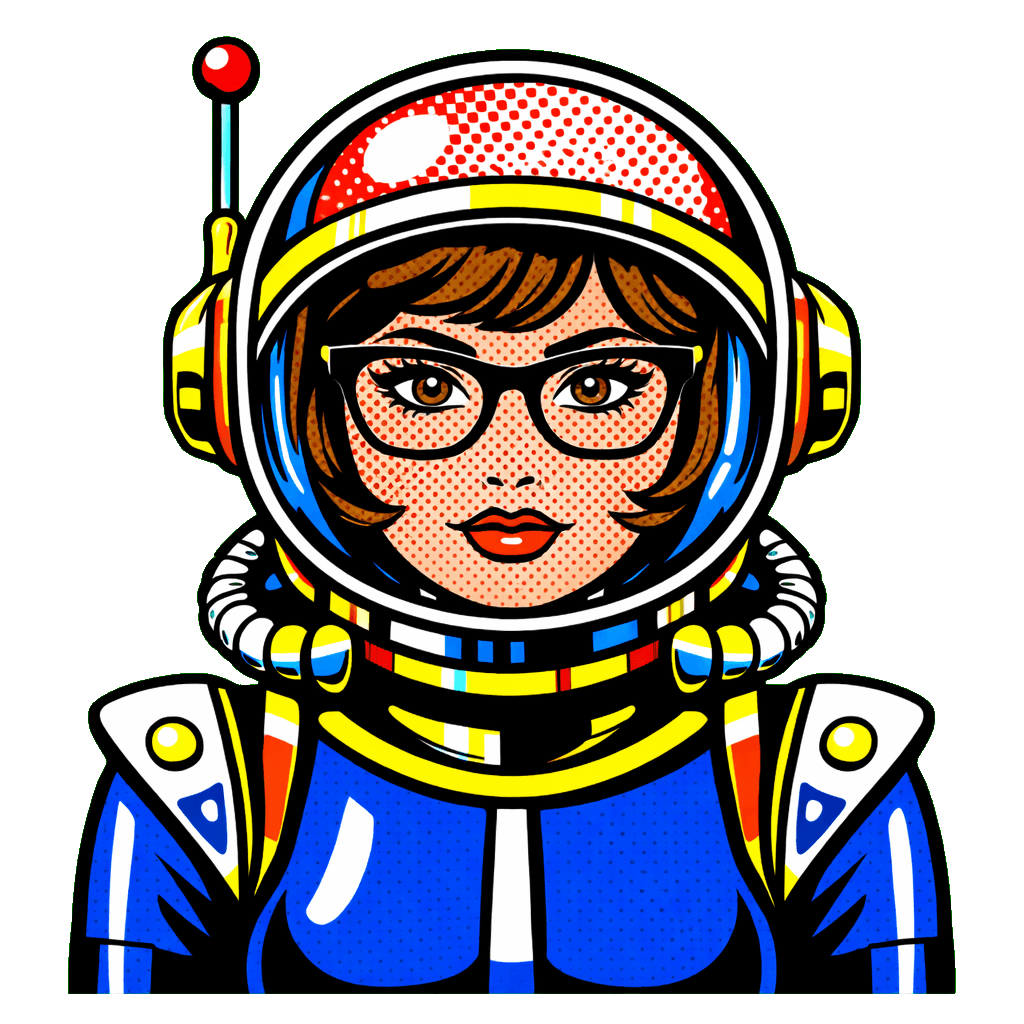 Pop art style character